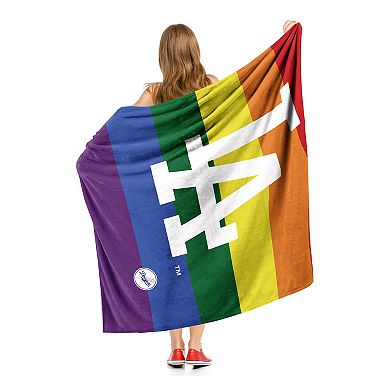 MLB Los Angeles Dodgers Pride Series Silk Touch Throw Blanket