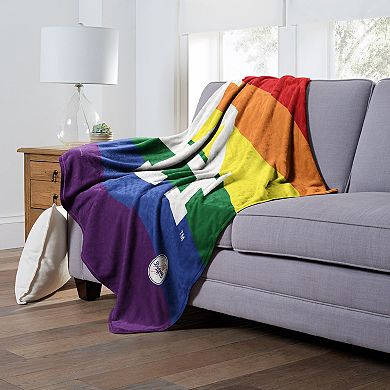MLB Los Angeles Dodgers Pride Series Silk Touch Throw Blanket