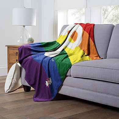 MLB Official MLB Philadelphia Phillies Pride Series Silk Touch Throw