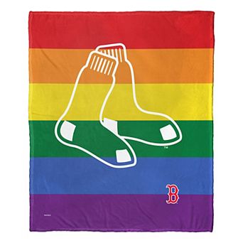 MLB Boston Red Sox Pride Series Silk Touch Throw Blanket