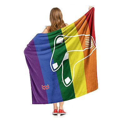 MLB Boston Red Sox Pride Series Silk Touch Throw Blanket