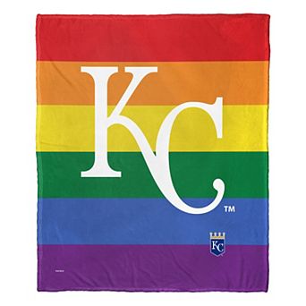 MLB Kansas City Royals Pride Series Silk Touch Throw Blanket
