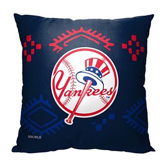 MLB New York Yankees Sugar Skull Printed Pillow - 18" x 18"