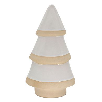 St. Nicholas Square® Large White Ceramic Tree Table Decor