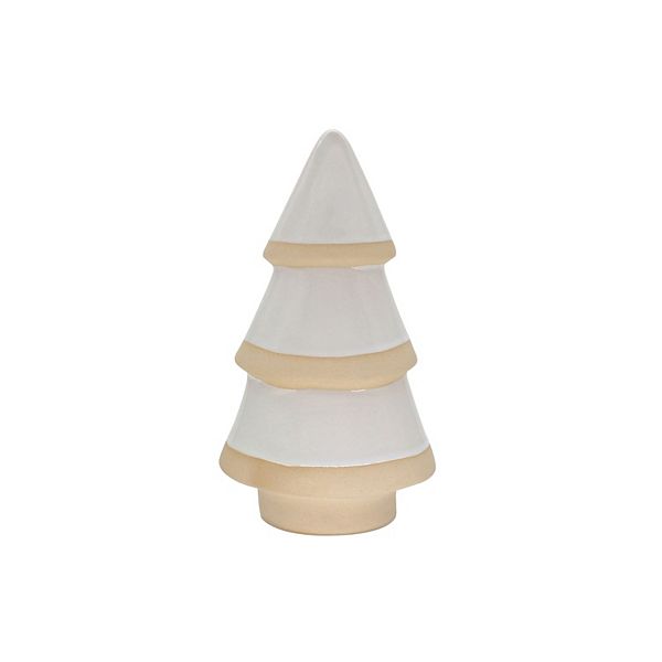 St. Nicholas Square® 6.25-in. Small White Ceramic Tree Table Decor - Multi