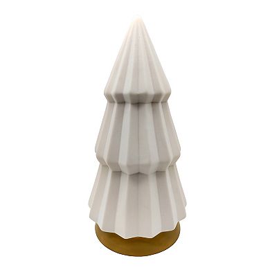 St. Nicholas Square® 7.5-in. Small White Ceramic Tree Table Decor