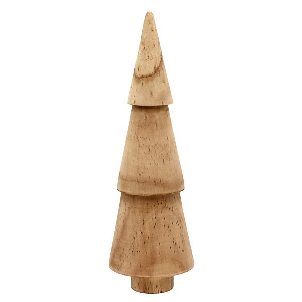 St. Nicholas Square® Warm Wood Tree Table Decor - Multi