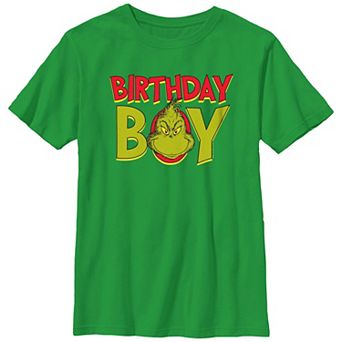 Boys 4-7 The Grinch Birthday Boy Graphic Tee