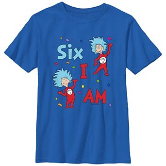 Boys 4-7 Dr. Seuss Six I Am Graphic Tee