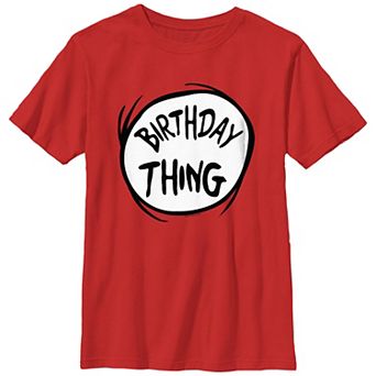Boys 4-7 Dr. Seuss Birthday Thing Graphic Tee