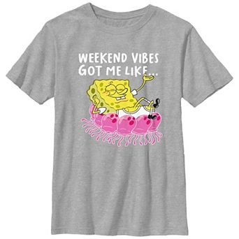 Boys 4-7 SpongeBob SquarePants Weekend Vibes Graphic Tee