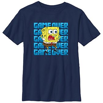 Boys 4-7 SpongeBob SquarePants Game Over Graphic Tee