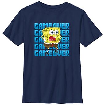 Boys 4-7 SpongeBob SquarePants Game Over Graphic Tee