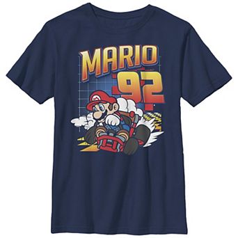 Boys 4-7 Mario Kart Racing Mario 92 Graphic Tee