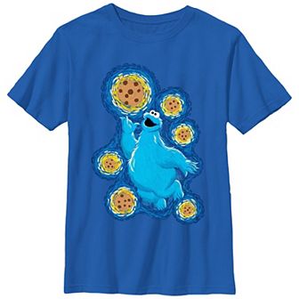 Boys 4-7 Sesame Street Starry Cookie Night Graphic Tee