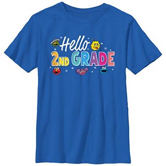 Boys 4-7 Sesame Street Hello Second Grade Graphic Tee