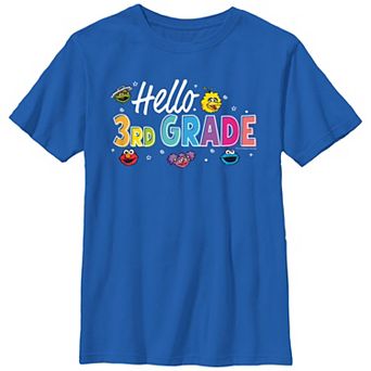 Boys 4-7 Sesame Street Hello Third Grade Graphic Tee