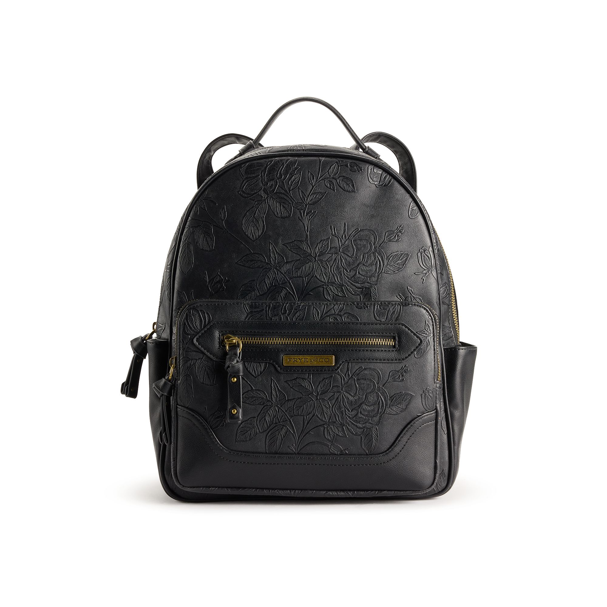 Frye and Co. Dome Backpack, Black Tooling