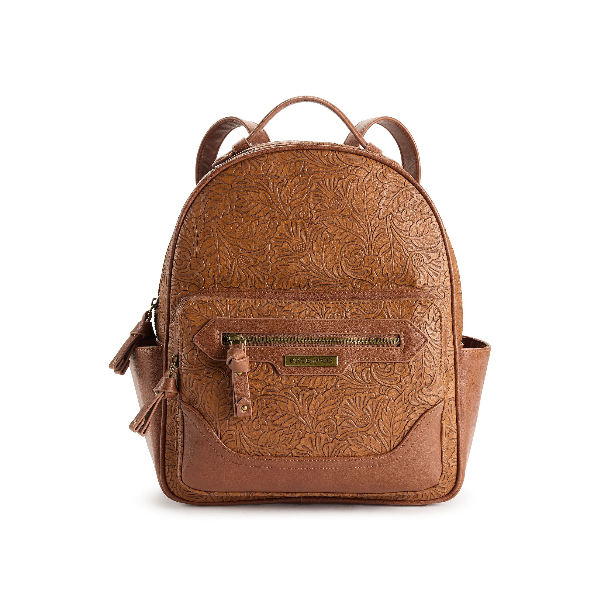 Frye and Co. Dome Backpack, Whiskey Tooling