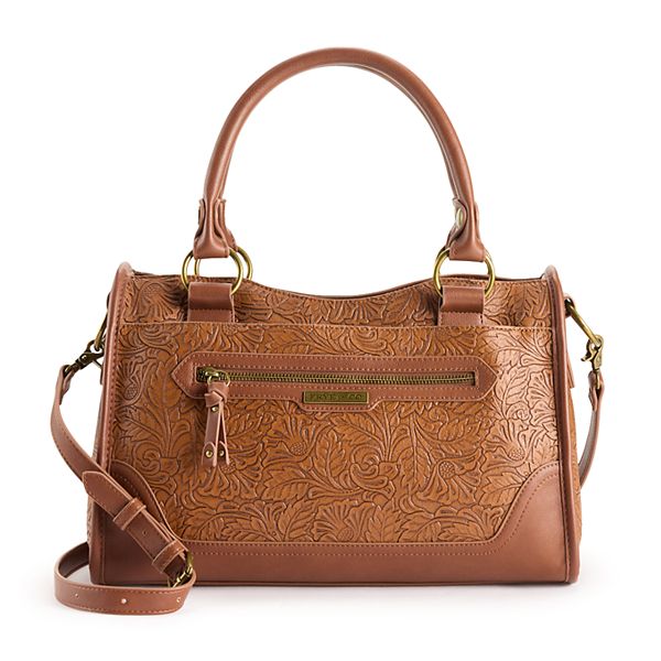 Frye and Co. Satchel Bag - Whiskey Tooling