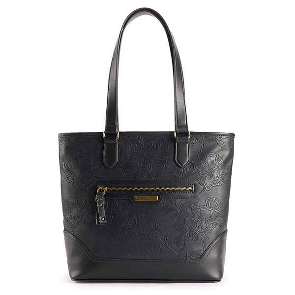 Frye and Co. Tote Bag - Black Tooling