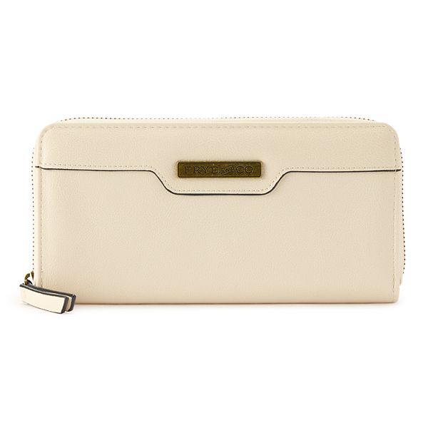 Frye and Co. Zip Around Wallet - Whitecap