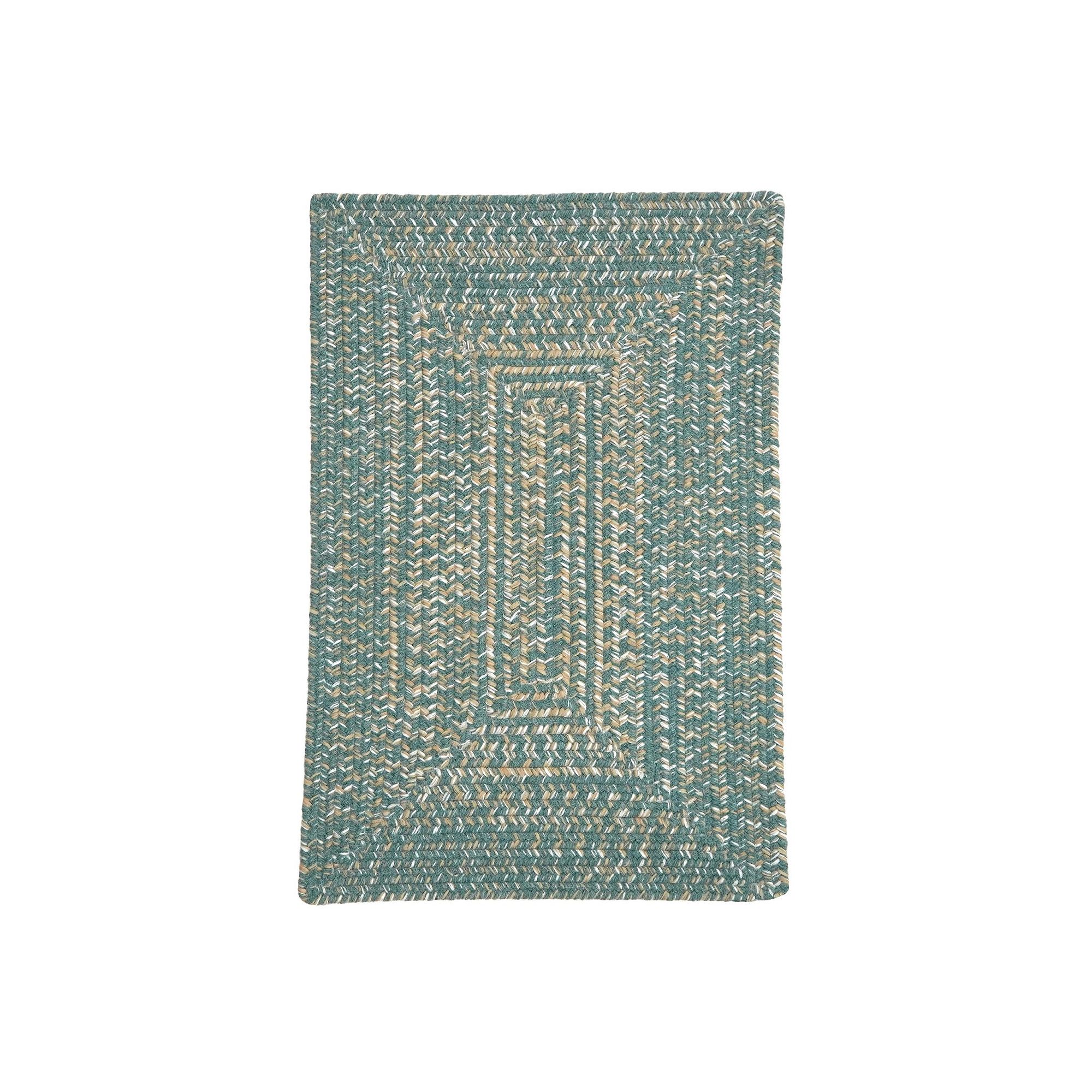 Walland Tweed Wool-Blend Area Rug, Soft Blue