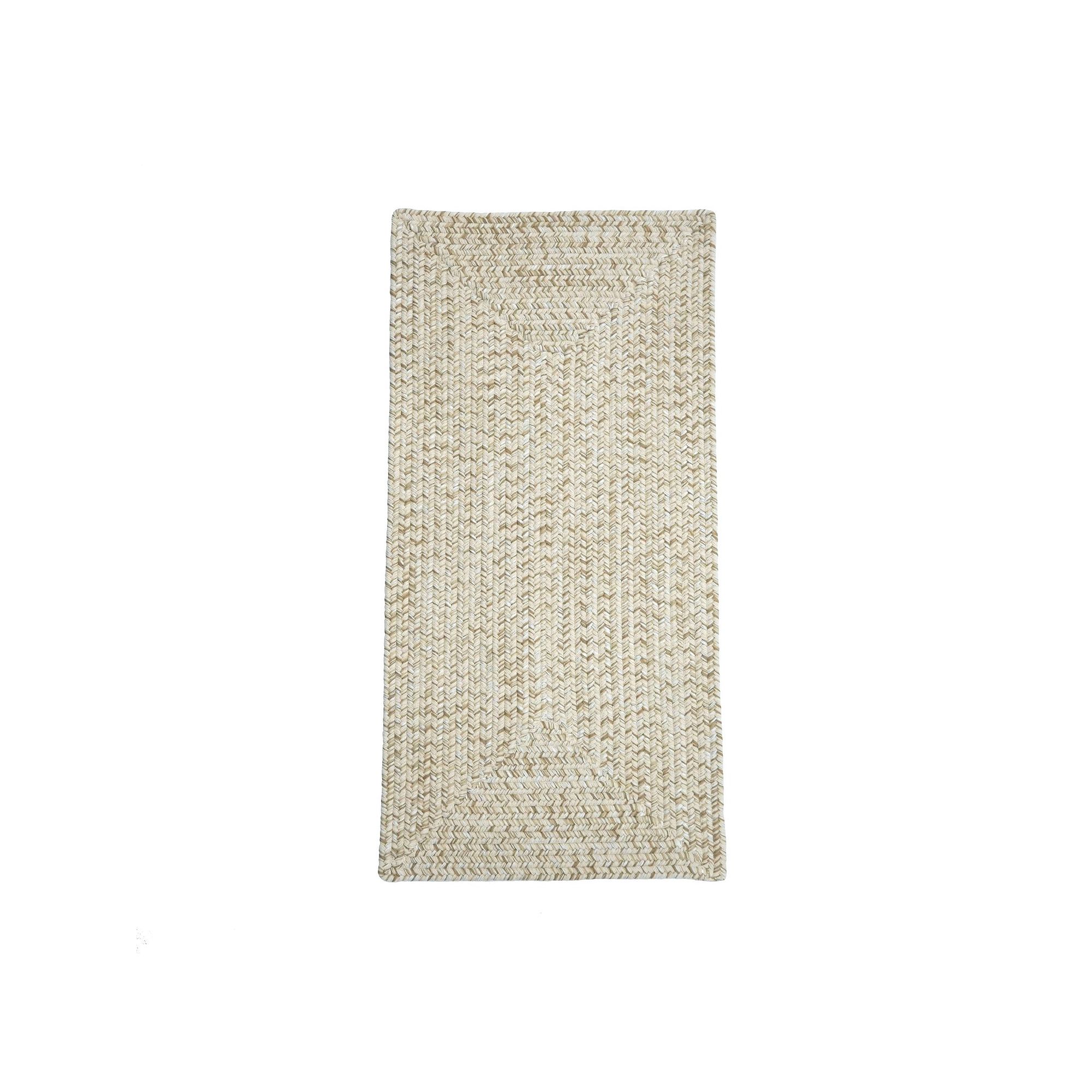 Walland Tweed Wool-Blend Indoor Runner, Ivory Linen