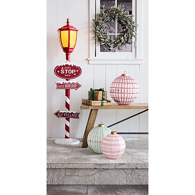 St. Nicholas Square Small LED Ornament Porch Décor