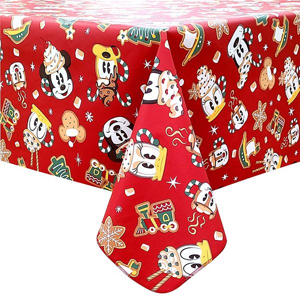 St. Nicholas Square® Disney Sweets Tablecloth - Equestrian Red (70" ROUND)