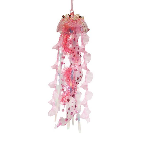 St. Nicholas Square® Pink Jelly Fish Christmas Ornament - Multi