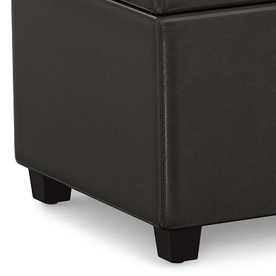 Simpli Home Avalon Extra Large Storage Ottoman Bench