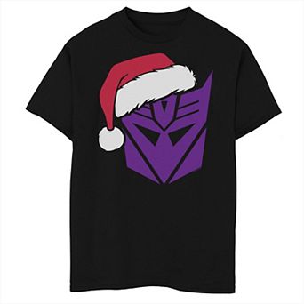 Boys Transformers Decepticon Santa Husky Graphic Tee