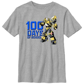 Boys 8-20 Transformers Bumblebee 100 Days Of School Graphic Tee
