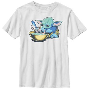 Boys The Mandalorian The Child Soup Time Graphic Tee