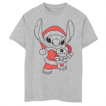 Disney's Lilo & Stitch Santa Claus Costume Stitch Boys Husky Graphic Tee