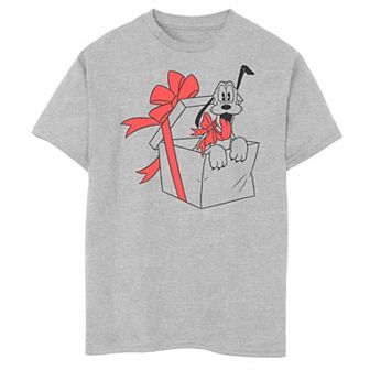 Disney's Mickey Classic Pluto Best Gift Boys Husky Graphic Tee