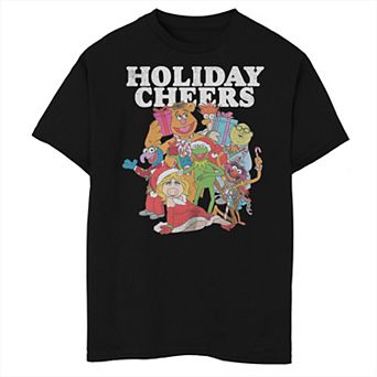 Disney's The Muppets Holiday Cheers Boys Husky Graphic Tee