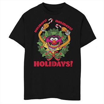 Disney's The Muppets Animal Holidays Boys Husky Graphic Tee