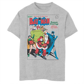 Boys Batman Christmas Poster Husky Graphic Tee
