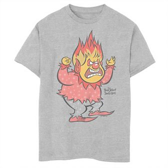 Boys The Year Without Santa Claus Vintage Heat Husky Graphic Tee