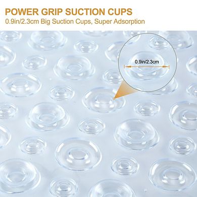 Bathtub Mat Non Slip Shower Mats With Extra Drain Holes