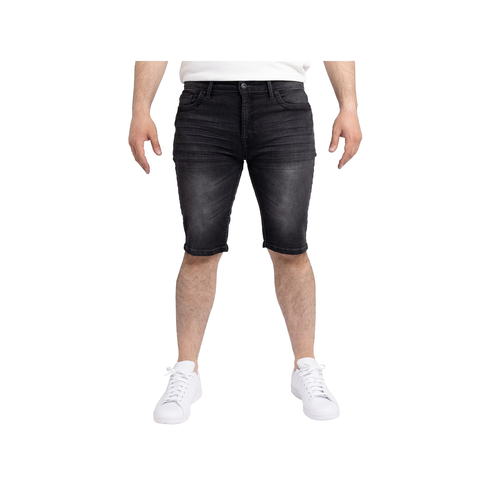 Mens Cultura 12.5 Saddle Stitch Denim Shorts, Size: 32, Gray