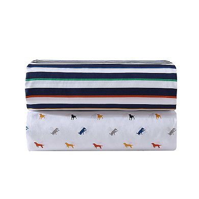 Eddie Bauer Kids Allover Print Sheet Set with Pillowcases