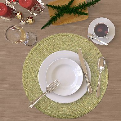 St. Nicholas Square® Shimmer Solids Round Placemat