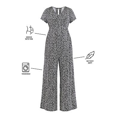 Maternity Motherhood® V-Neck Jumpsuit