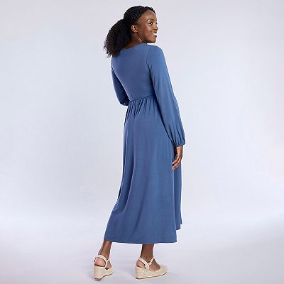Maternity Motherhood Empire Waist Maxi Dress