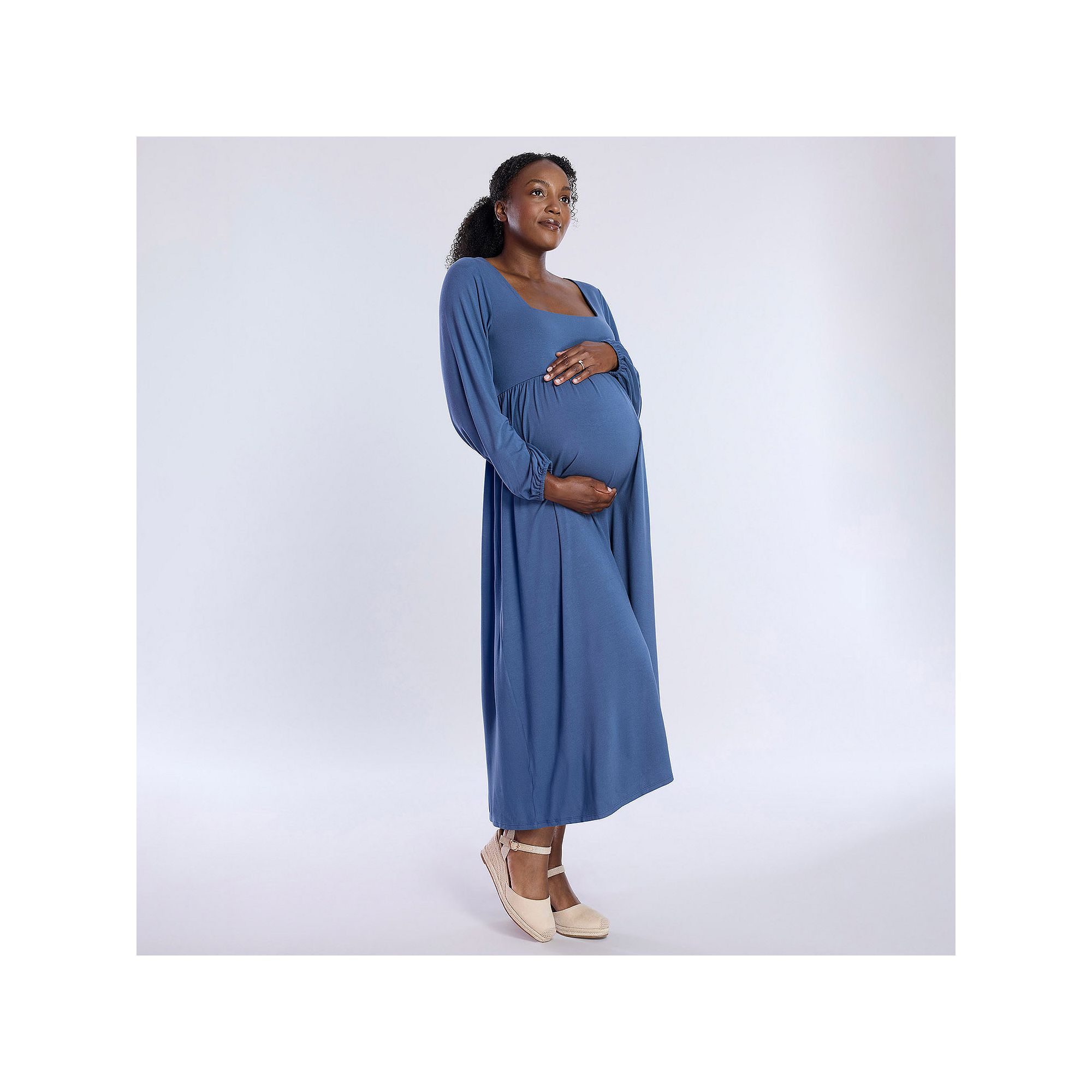 Maternity Motherhood® Empire Waist Maxi Dress, Womens, Size: XS-MAT, Vint