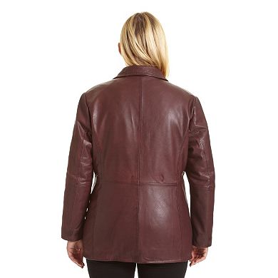 Plus Size Excelled Leather Jacket