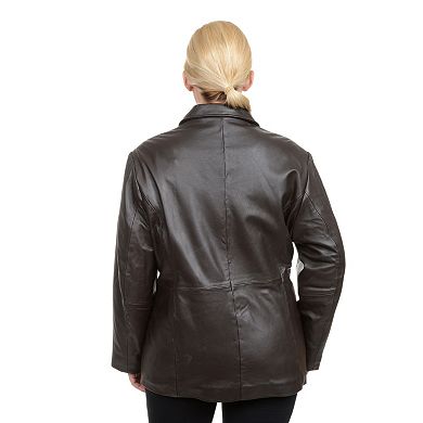 Plus Size Excelled Leather Jacket